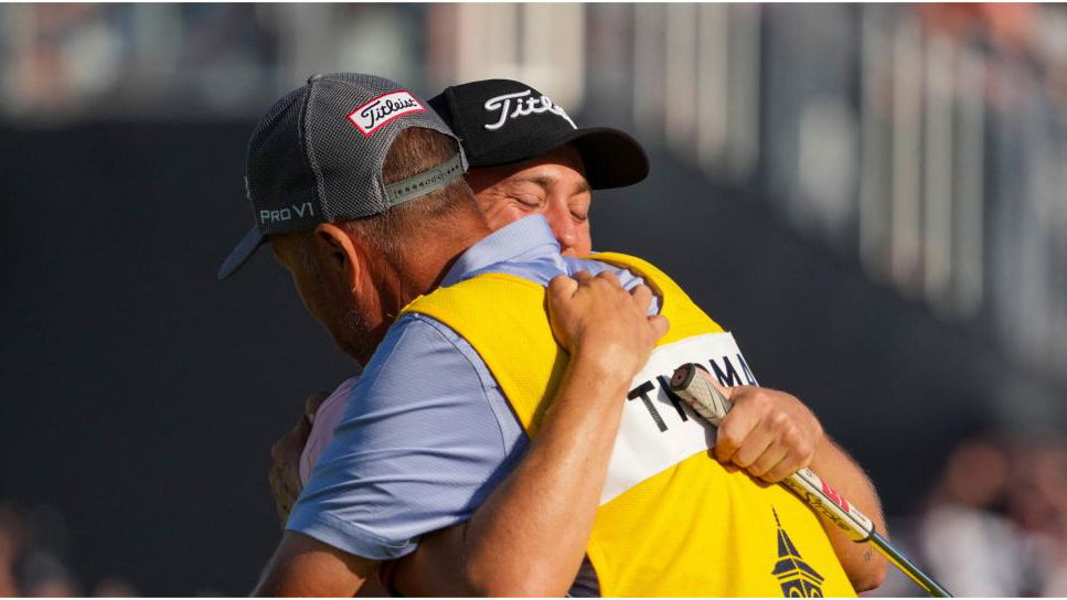 Justin Thomas claims he predicted stunning bunker shot to caddie Bones